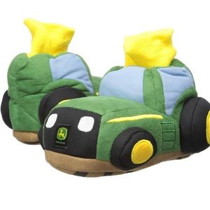 Adorable John Deere Tractor Slippers